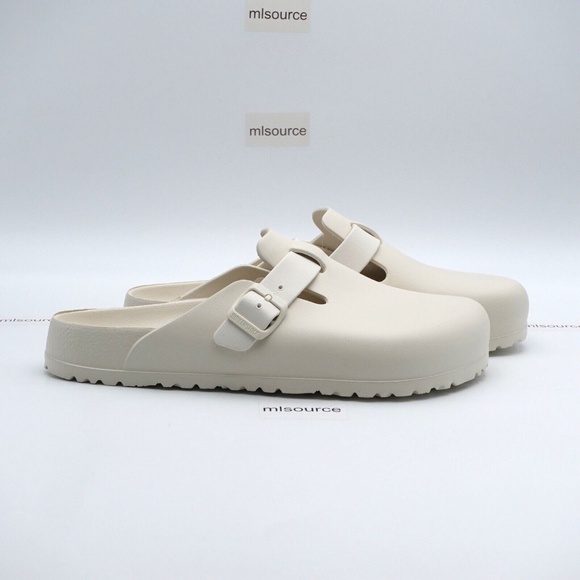 SLD NEW Birkenstock Boston Essentials EVA Clogs 1027381 Eggshell - Picture 3 of 7